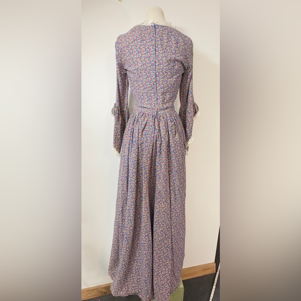 Vintage 60-70’s Floral Long Sleeve prairie Dress handmade women’s size small - Picture 16 of 16